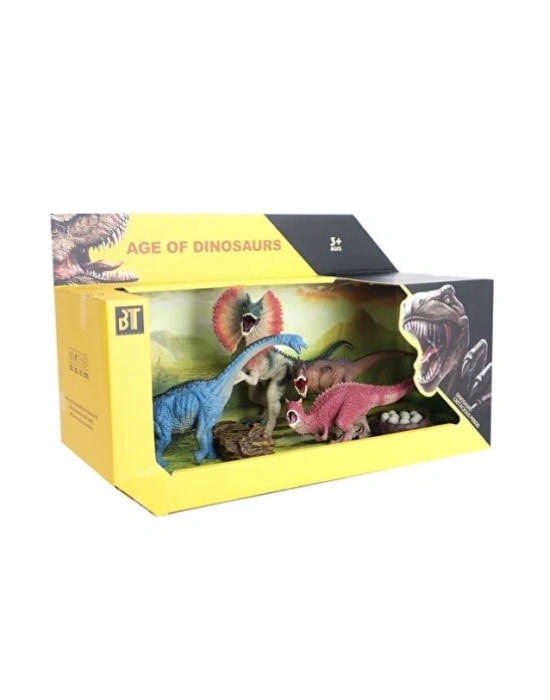 ÇOK SATAN Aksesuarlı Model Dinozor Seti 4 lü