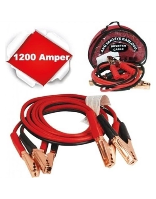 ÇOK SATAN Akü Takviye Kablosu 1200 Amper (taşıma Çantalı)