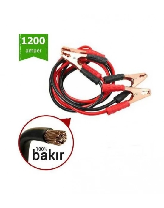ÇOK SATAN Akü Takviye Kablosu 1200 Amper (taşıma Çantalı)