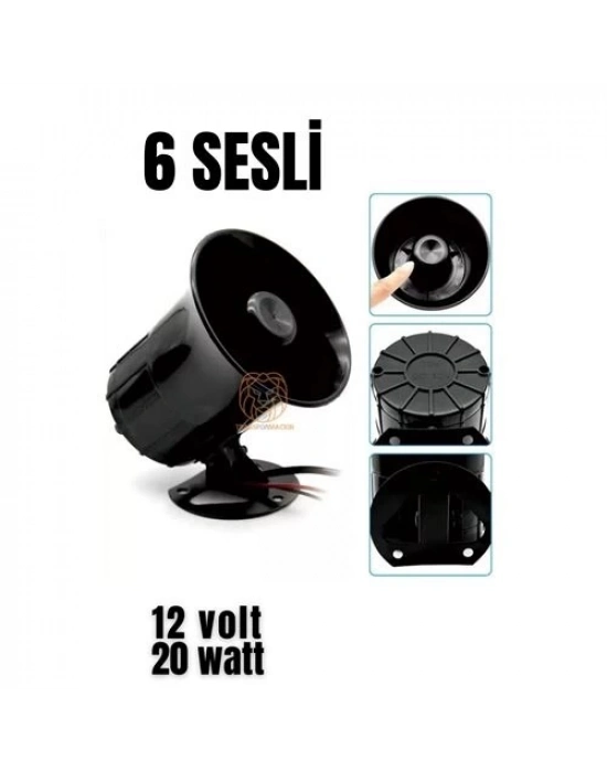 ÇOK SATAN Alarm Sireni 6 Değişik Sesli