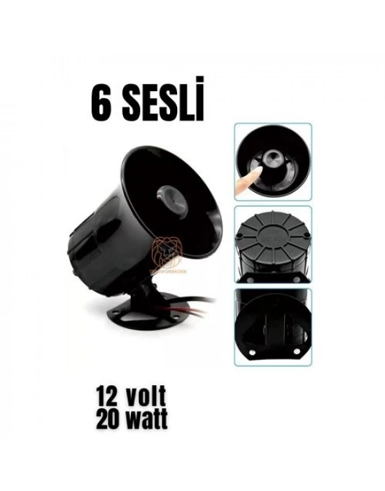 ÇOK SATAN Alarm Sireni 6 Değişik Sesli