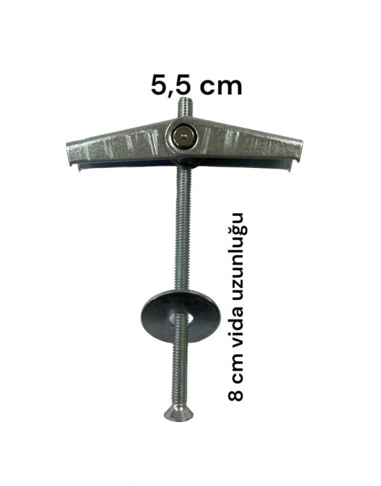 ® Alçıpan Askı Dübel Yaylı 12X80 5 Adet