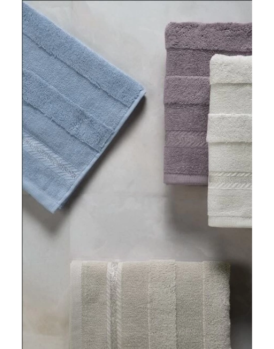 ÇOK SATAN Altınbaşak Jakarlı 4´lü 50x90 El Havlusu Nila