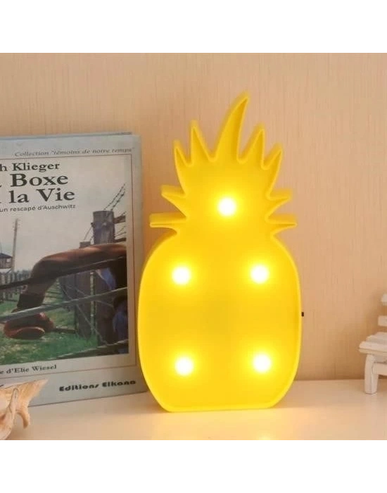 ÇOK SATAN Ananas Şeklinde Ledli Dekoratif Eğlenceli Çocuk Gece Lambası