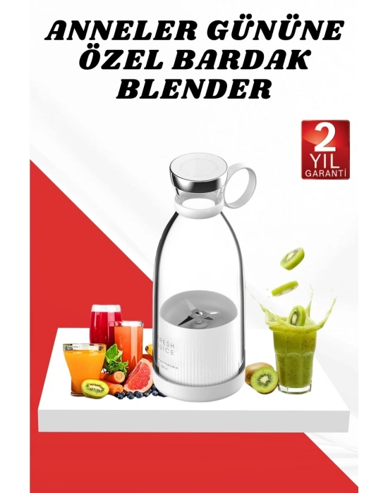 ÇOK SATAN Anneler Gününe Özel Hediye Bardak Blender Paslanmaz Çelik Bıçaklı