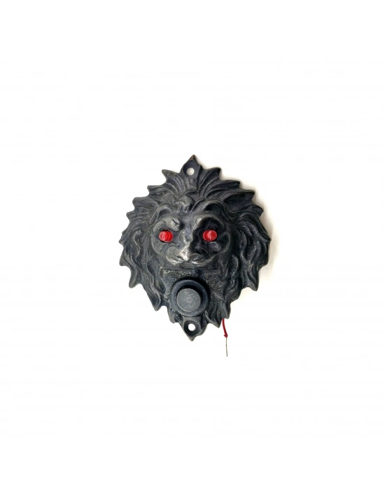 ÇOK SATAN Antika Tarz Dekoratif Pirinç  Kapı Zili - 100x78 Mm, Oksit, Led Işıklı