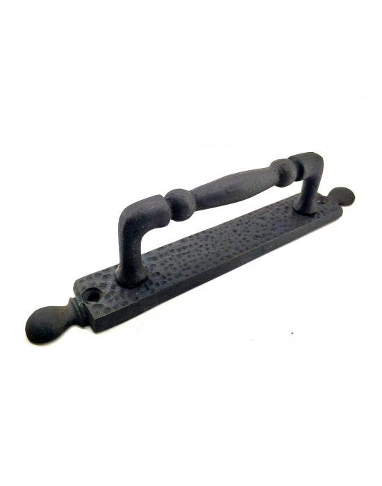 ÇOK SATAN Antika Tarz Dekoratif Pirinç Misket Çekme Kapı Kolu - 223x33 Mm, Oksit