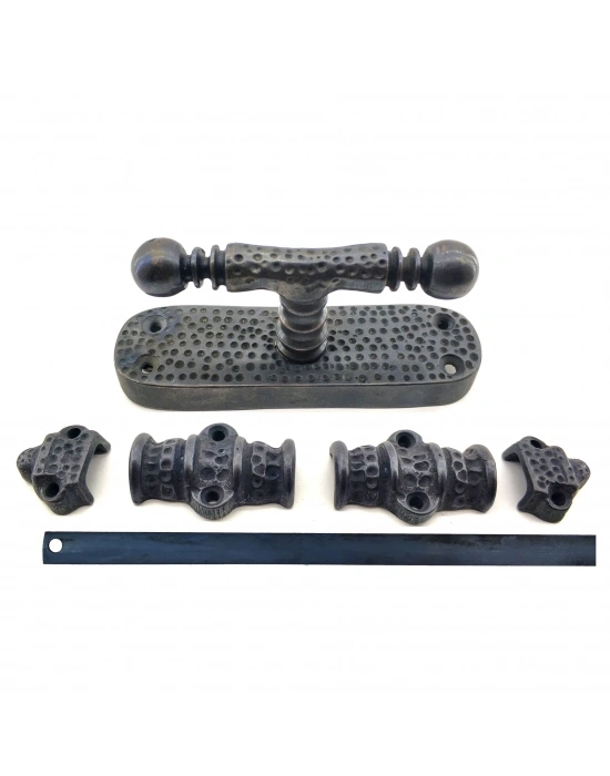ÇOK SATAN Antika Tarz Dekoratif Pirinç Üstten İspanyolet - 133x40 Mm, Oksit