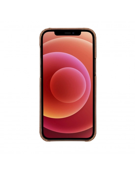 ÇOK SATAN Apple iPhone 12 Pro Max Uyumlu Deri Arka Kapak F360 G2