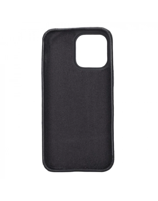 ÇOK SATAN Apple iPhone 14 Pro Max Uyumlu Deri Arka Kapak ROCK RST1