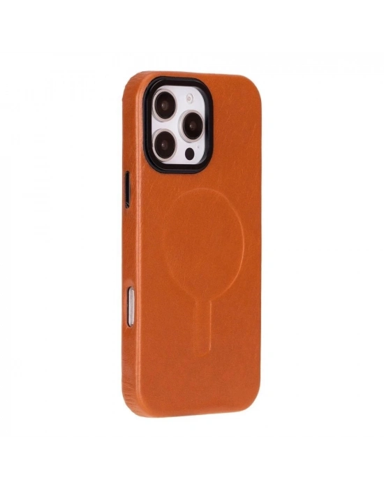 ÇOK SATAN Apple iPhone 16 Pro Max uyumlu, Hakiki Deri, El Yapımı Kılıf, Gölgeli Taba
