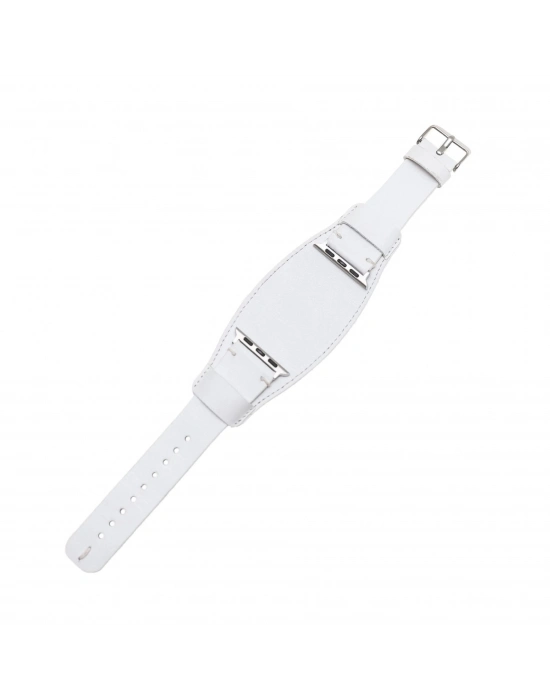 ÇOK SATAN Apple Watch Uyumlu Deri Kordon 38-40-41mm Cuff Pulsar F3