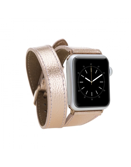 ÇOK SATAN Apple Watch Uyumlu Deri Kordon 38-40-41mm DT RG2