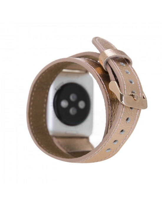 ÇOK SATAN Apple Watch Uyumlu Deri Kordon 38-40-41mm DT RG2