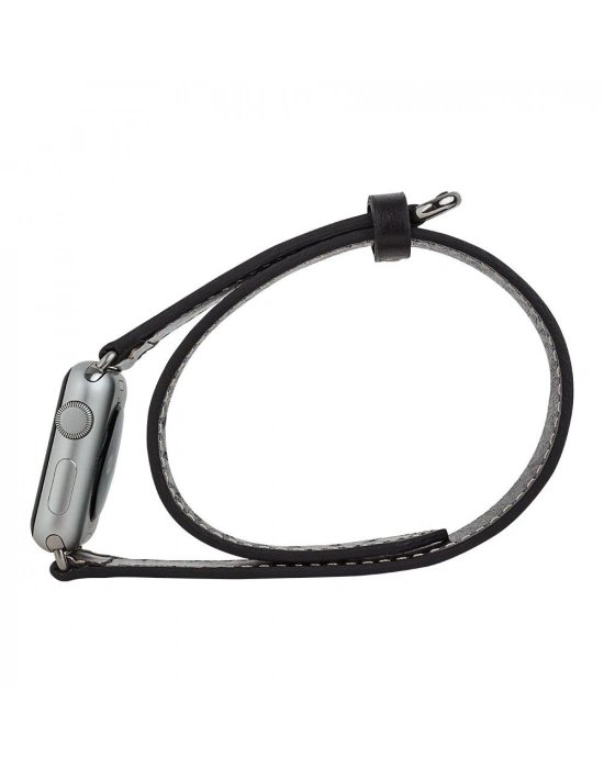 ÇOK SATAN Apple Watch Uyumlu Deri Kordon 38-40-41mm DT RST1