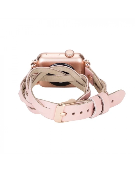 ÇOK SATAN Apple Watch Uyumlu Deri Kordon 38-40-41mm DT RT NU2