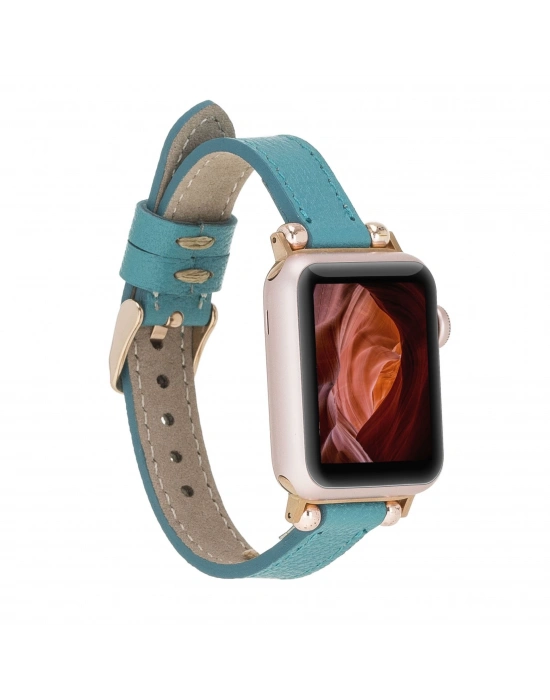 ÇOK SATAN Apple Watch Uyumlu Deri Kordon 38-40-41mm Ferro CP05