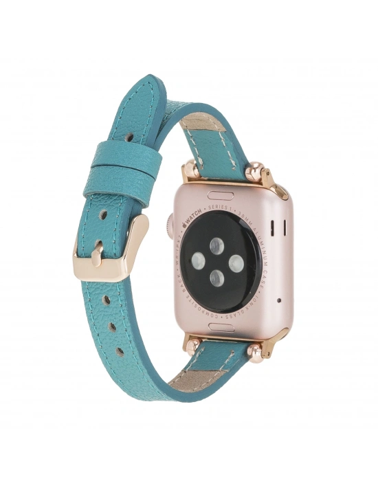 ÇOK SATAN Apple Watch Uyumlu Deri Kordon 38-40-41mm Ferro CP05