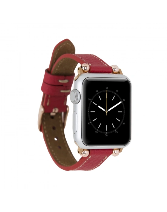 ÇOK SATAN Apple Watch Uyumlu Deri Kordon 38-40-41mm Ferro ERC2