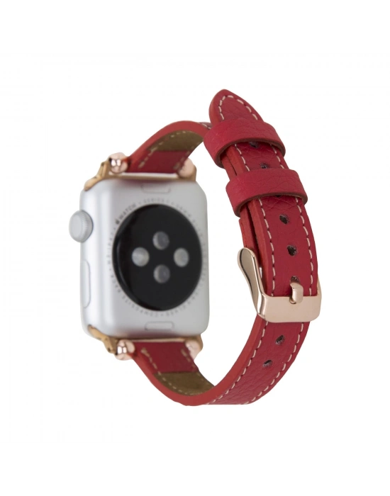 ÇOK SATAN Apple Watch Uyumlu Deri Kordon 38-40-41mm Ferro ERC2
