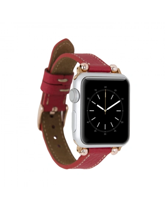 ÇOK SATAN Apple Watch Uyumlu Deri Kordon 38-40-41mm Ferro ERC2