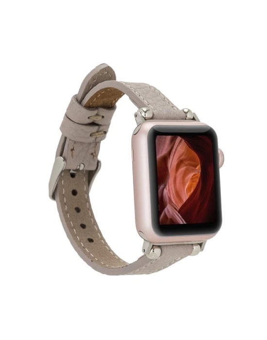ÇOK SATAN Apple Watch Uyumlu Deri Kordon 38-40-41mm Ferro ERC3