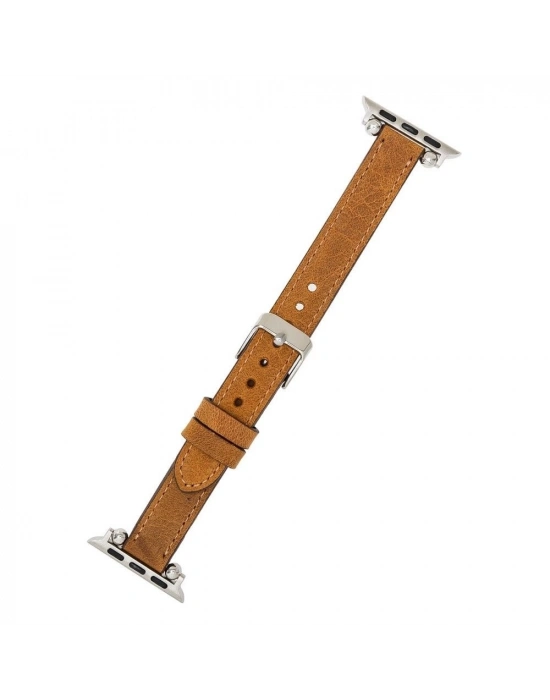 ÇOK SATAN Apple Watch Uyumlu Deri Kordon 38-40-41mm Ferro G19