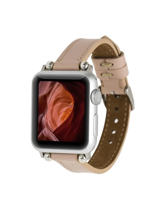 ÇOK SATAN Apple Watch Uyumlu Deri Kordon 38-40-41mm Ferro NU01N