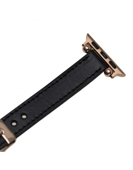 ÇOK SATAN Apple Watch Uyumlu Deri Kordon 38-40-41mm Ferro RST1