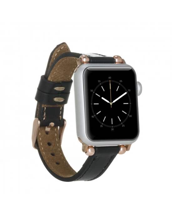 ÇOK SATAN Apple Watch Uyumlu Deri Kordon 38-40-41mm Ferro RST1