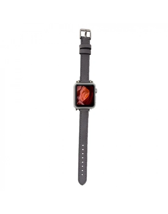 ÇOK SATAN Apple Watch Uyumlu Deri Kordon 38-40-41mm Ferro RST9