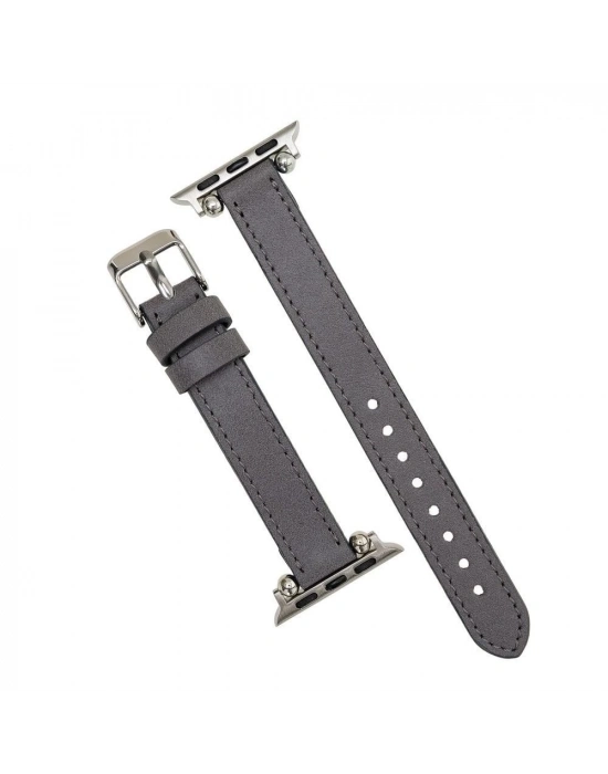 ÇOK SATAN Apple Watch Uyumlu Deri Kordon 38-40-41mm Ferro RST9