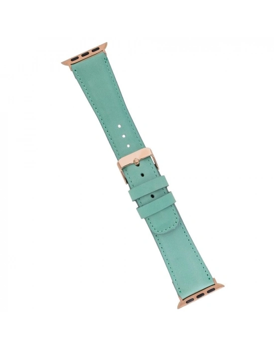 ÇOK SATAN Apple Watch Uyumlu Deri Kordon 38-40-41mm Ferro RT BRN7