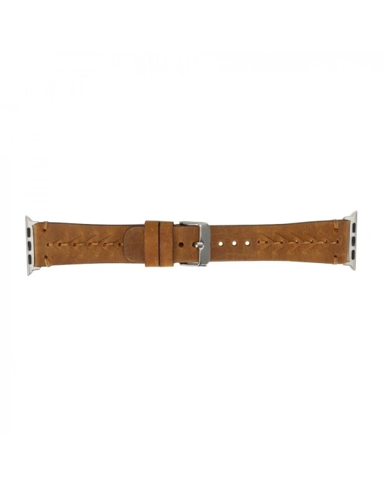 ÇOK SATAN Apple Watch Uyumlu Deri Kordon 38-40-41mm G19 Boras