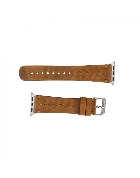 ÇOK SATAN Apple Watch Uyumlu Deri Kordon 38-40-41mm G19 Boras