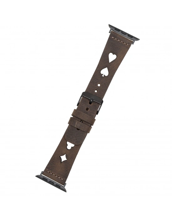 ÇOK SATAN Apple Watch Uyumlu Deri Kordon 38-40-41mm G6 Avesta