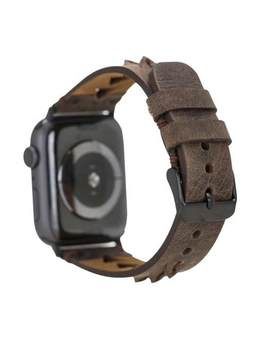 ÇOK SATAN Apple Watch Uyumlu Deri Kordon 38-40-41mm G6 Boras