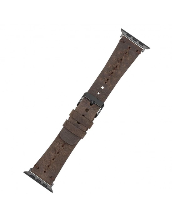 ÇOK SATAN Apple Watch Uyumlu Deri Kordon 38-40-41mm G6 Boras