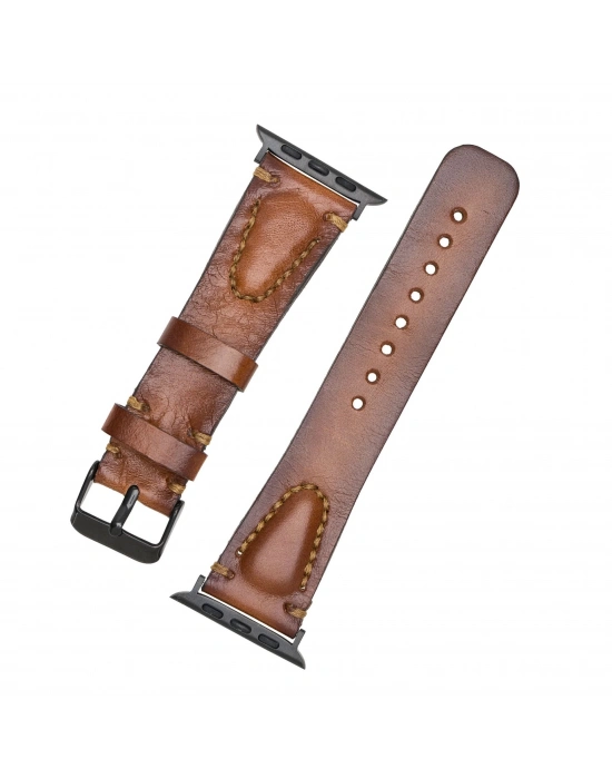 ÇOK SATAN Apple Watch Uyumlu Deri Kordon 38-40-41mm RST2EF Avila