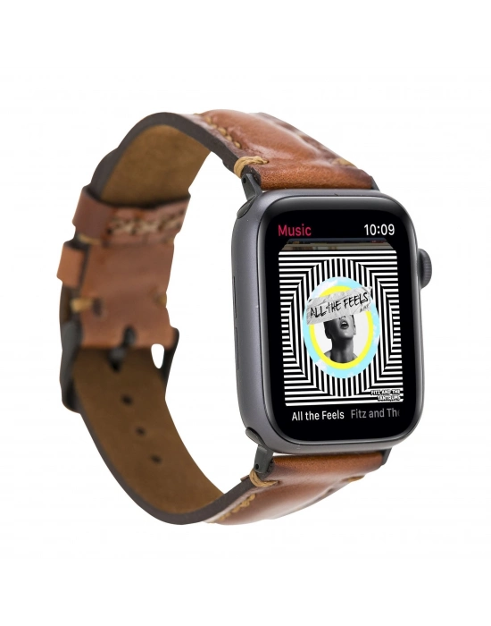 ÇOK SATAN Apple Watch Uyumlu Deri Kordon 38-40-41mm RST2EF Avila