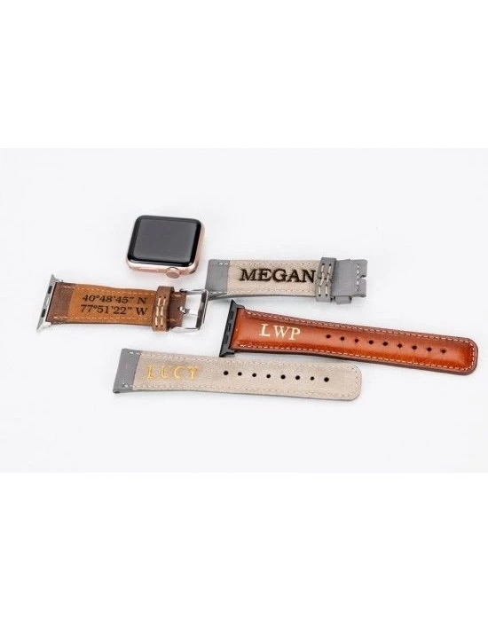 ÇOK SATAN Apple Watch Uyumlu Deri Kordon 38-40-41mm RT LEO2N