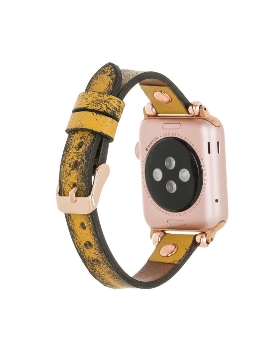 ÇOK SATAN Apple Watch Uyumlu Deri Kordon 38-40-41mm RT V24SEF