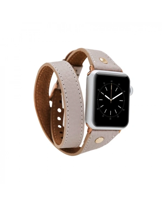 ÇOK SATAN Apple Watch Uyumlu Deri Kordon 38-40-41mm Slim DTGT ERC3