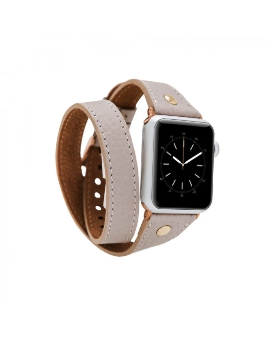 ÇOK SATAN Apple Watch Uyumlu Deri Kordon 38-40-41mm Slim DTGT ERC3