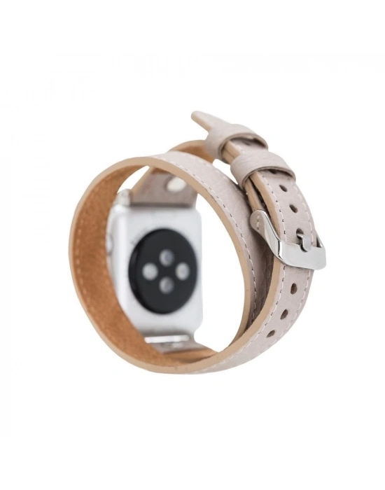 ÇOK SATAN Apple Watch Uyumlu Deri Kordon 38-40-41mm Slim DTST ERC3
