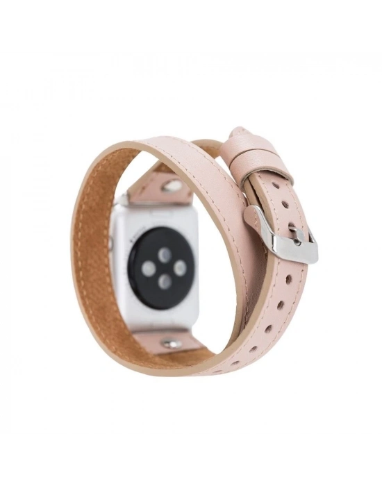 ÇOK SATAN Apple Watch Uyumlu Deri Kordon 38-40-41mm Slim DTST NU1