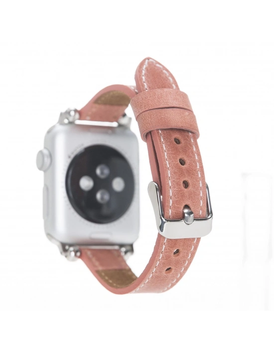 ÇOK SATAN Apple Watch Uyumlu Deri Kordon 38-40-41mm Slim G17