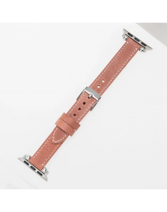 ÇOK SATAN Apple Watch Uyumlu Deri Kordon 38-40-41mm Slim G17