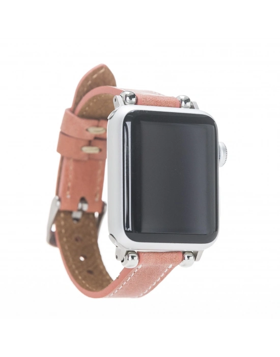 ÇOK SATAN Apple Watch Uyumlu Deri Kordon 38-40-41mm Slim G17
