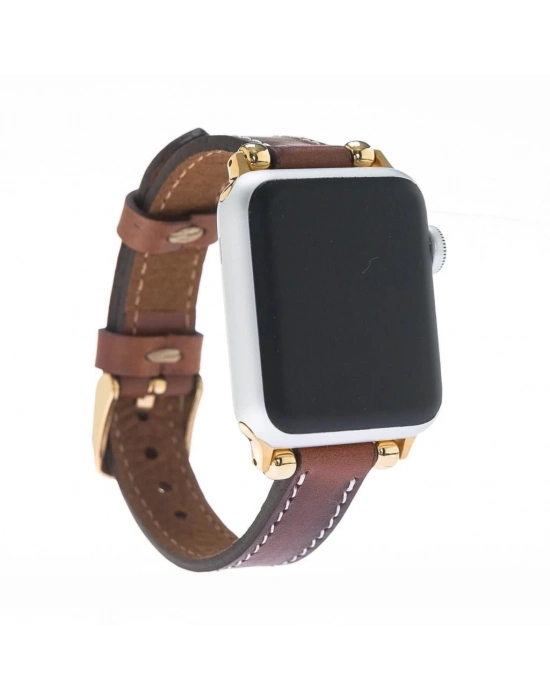 ÇOK SATAN Apple Watch Uyumlu Deri Kordon 38-40-41mm Slim RST2EF